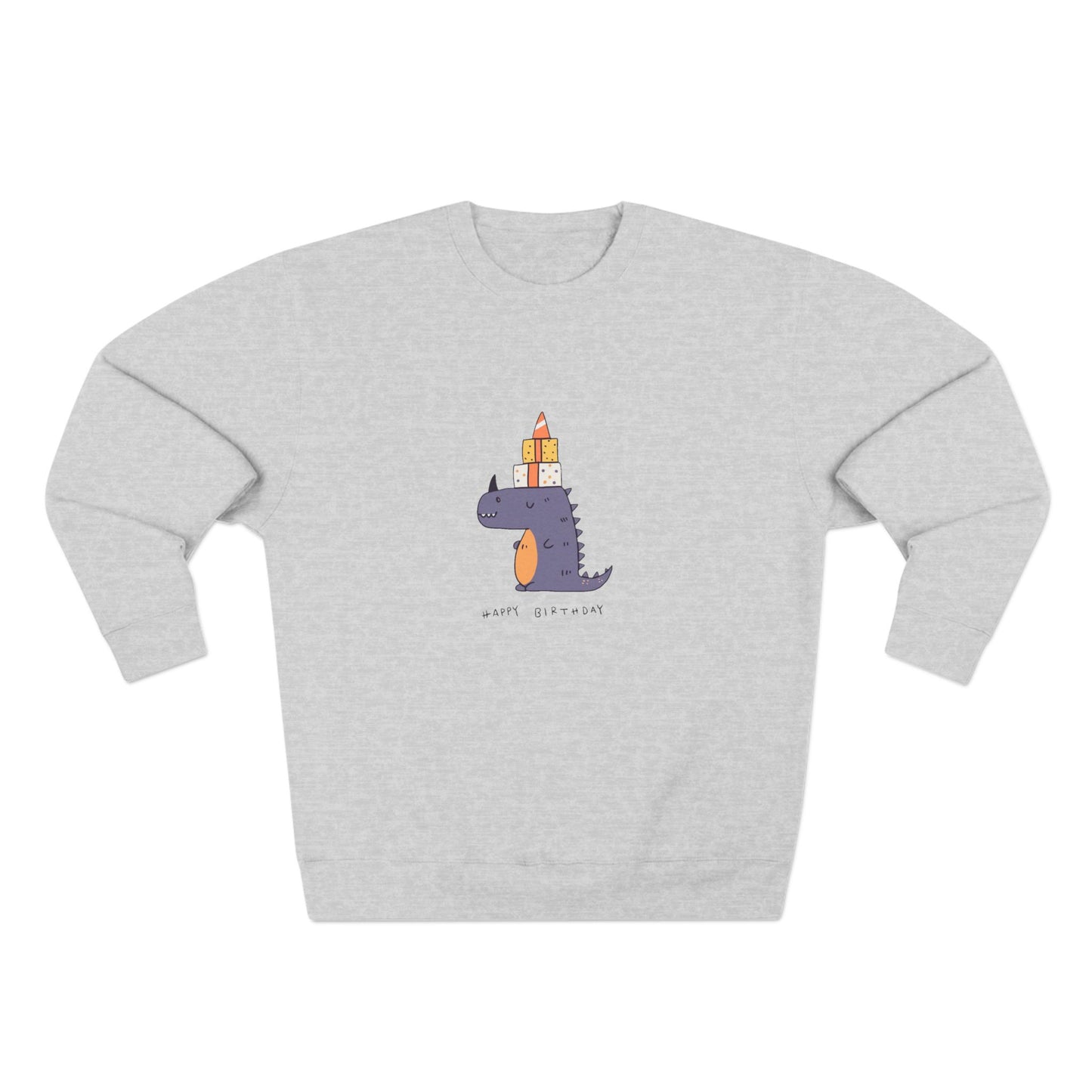 A Happy Birthday Dinosaur Sweatshirt