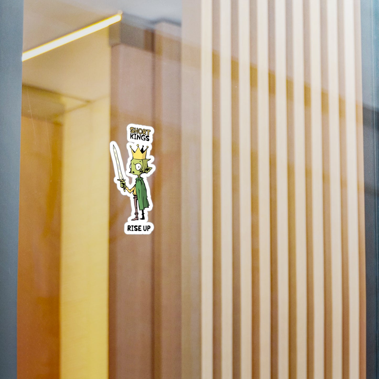 Short Kings Rise Up Sticker