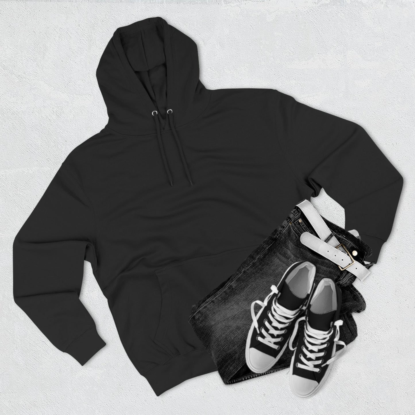 Let Me Guess... Someone Stole Your Sweetroll? - Three-Panel Fleece Hoodie (Black)