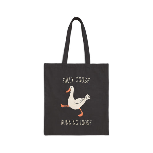 Silly Goose Running Loose Tote Bag