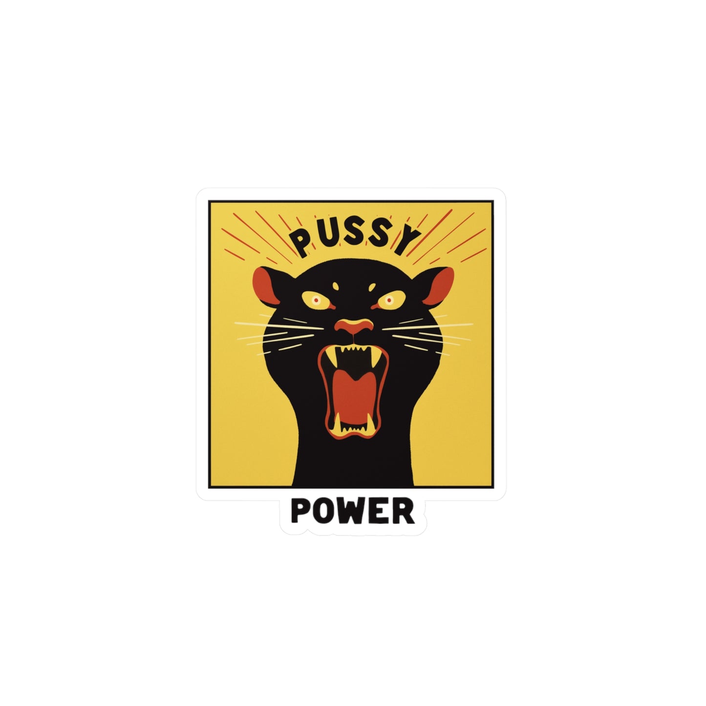 Pussy Power Sticker