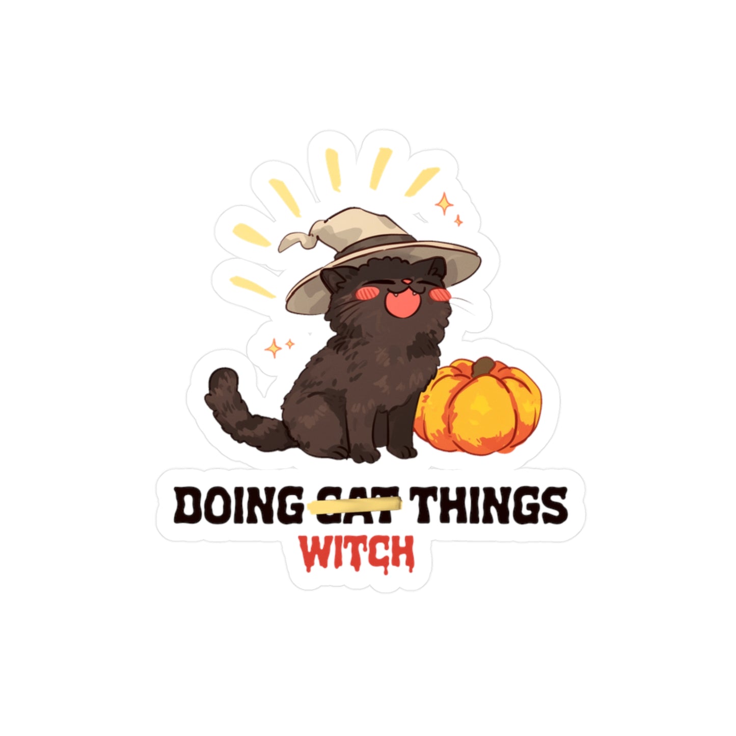 Doing Witch Things Sticker