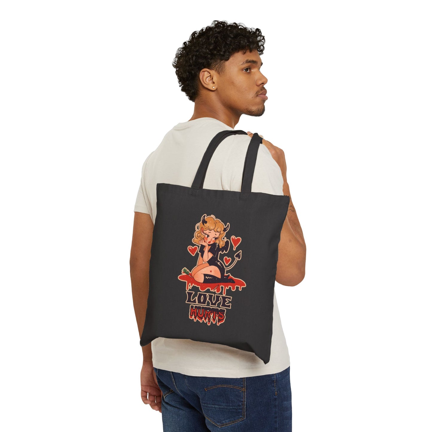 Love Hurts - Tote Bag (Black)