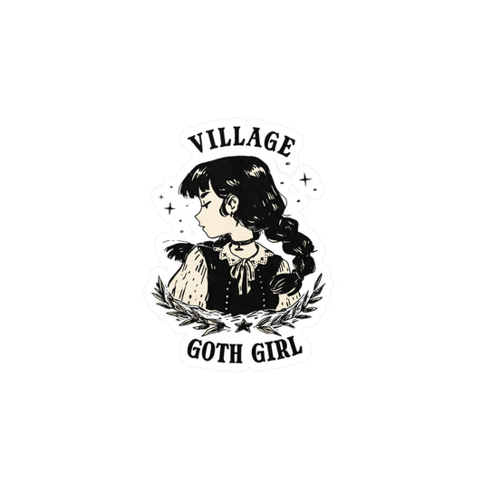 Village Goth Girl Sticker