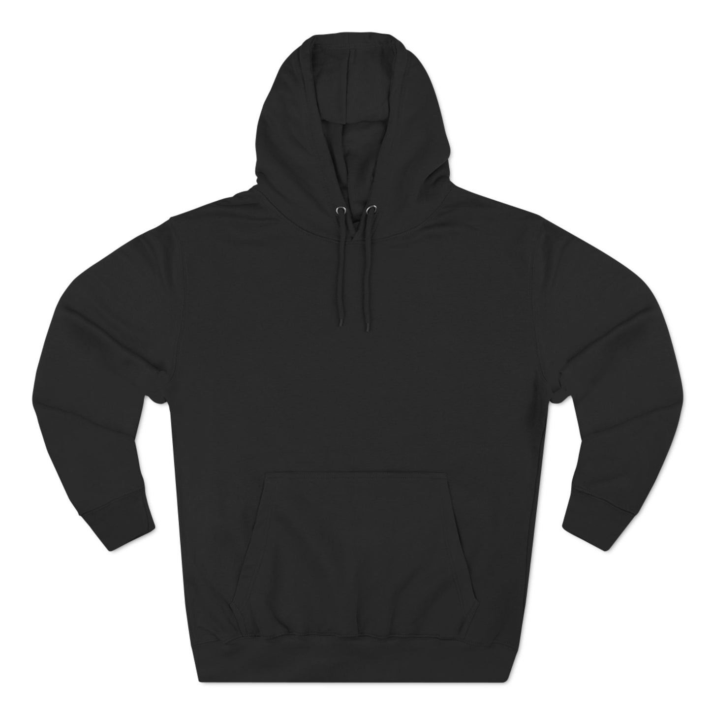 Certified Penguin Protector - Three-Panel Fleece Hoodie (Black)