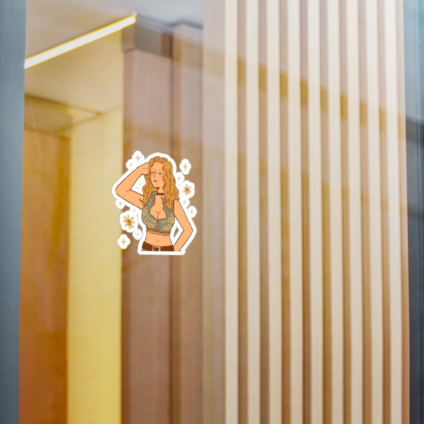 Spurs & Sass Sticker