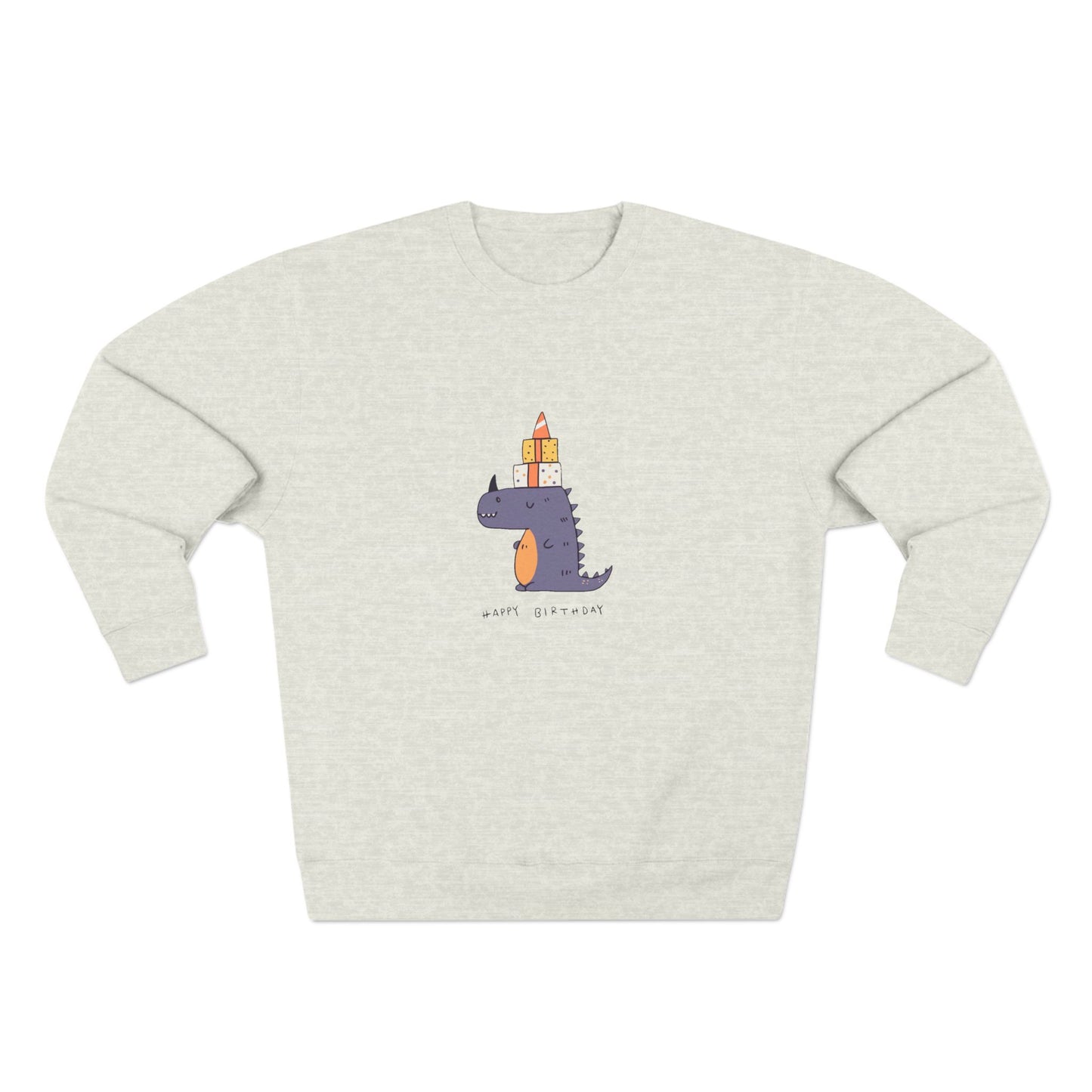 A Happy Birthday Dinosaur Sweatshirt