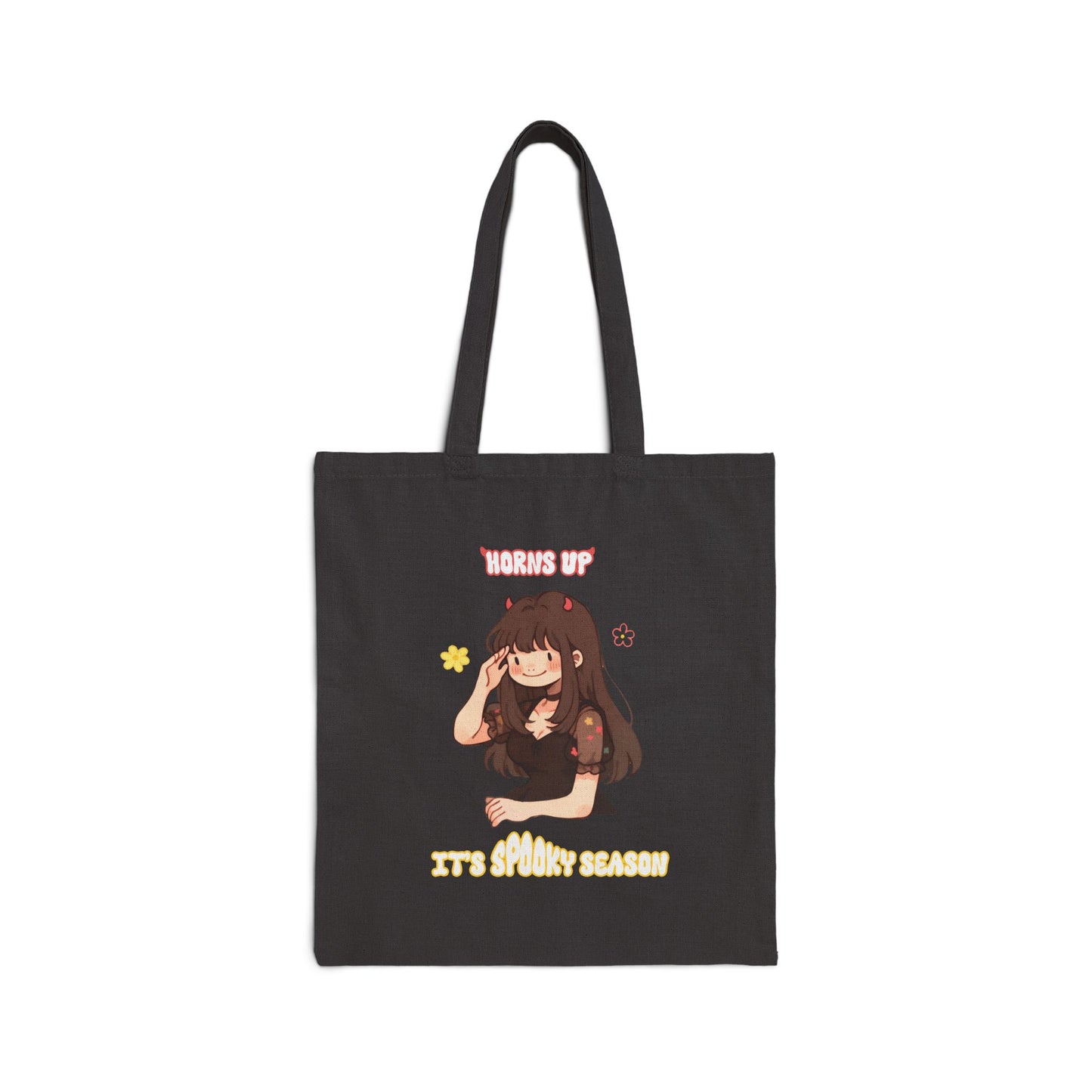 Horns Up, It's Spook Season Tote Bag