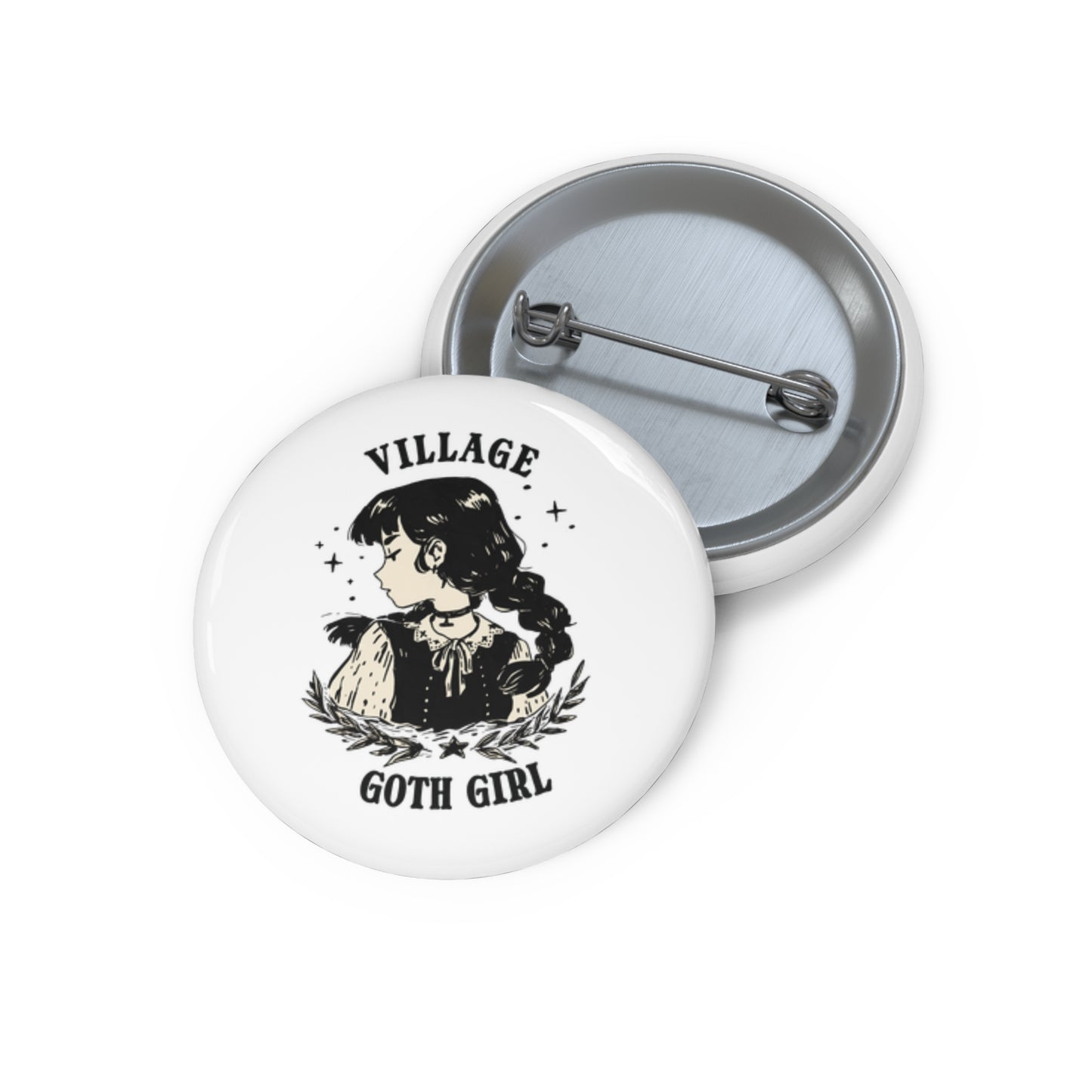 Village Goth Girl Pin