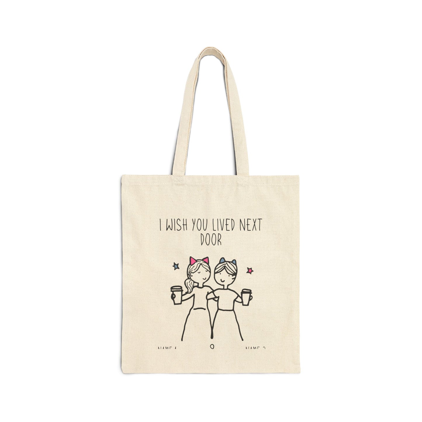 4. I Wish You Were Next Door  - Tote Bag