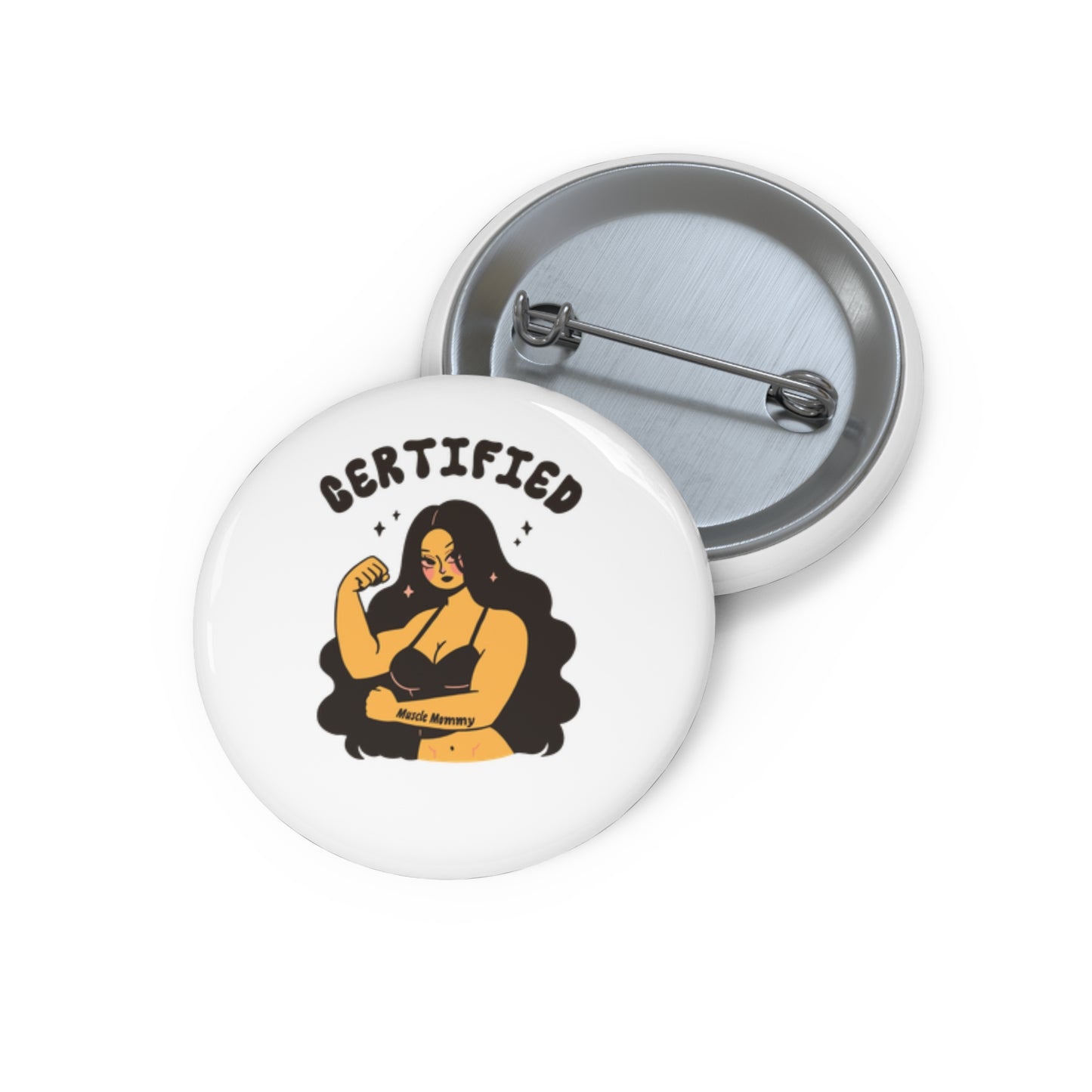 Certified Muscle Mommy v1 Pin