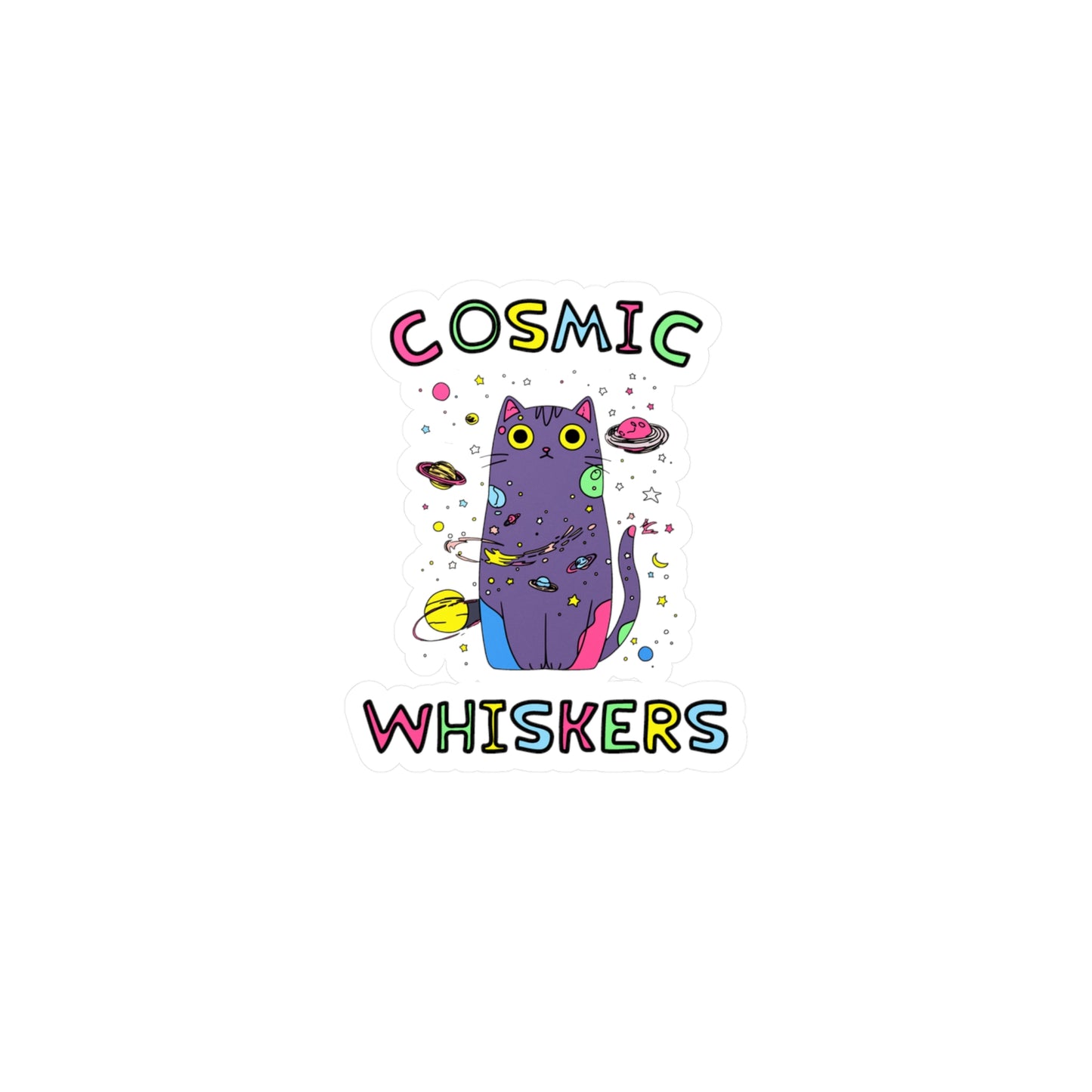 Cosmic Whiskers Sticker