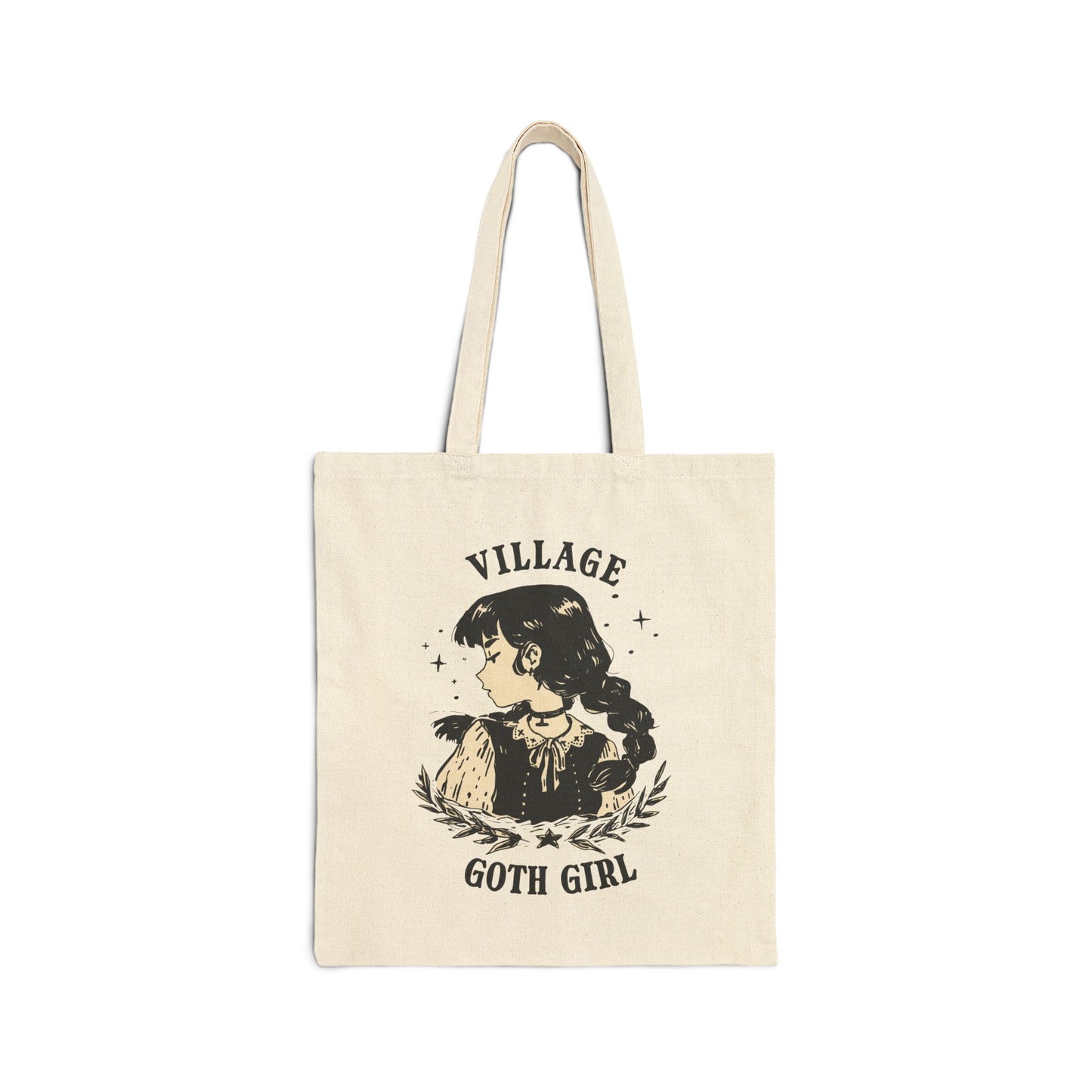 Village Goth Girl Tote Bag