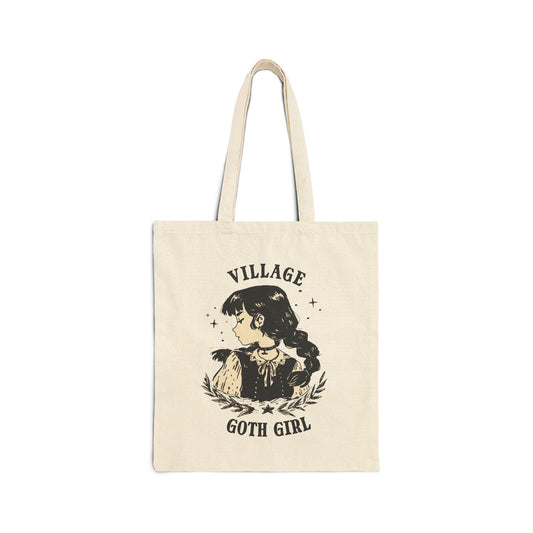 Village Goth Girl Tote Bag