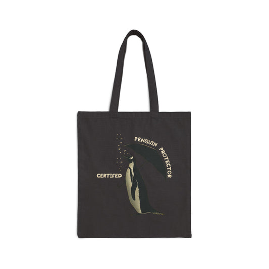 Certified Penguin Protector - Tote Bag (Black)