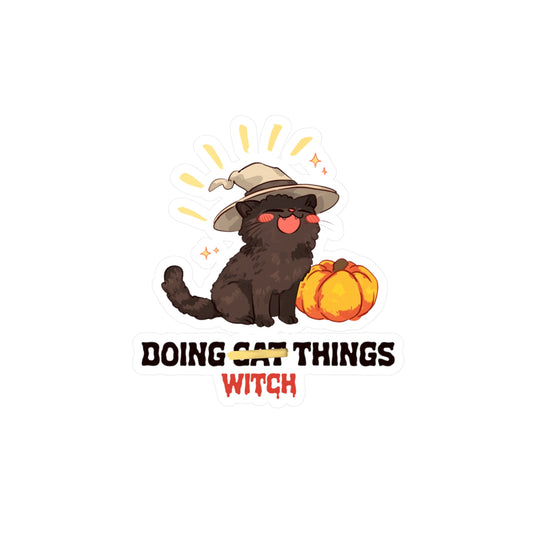 Doing Witch Things Sticker