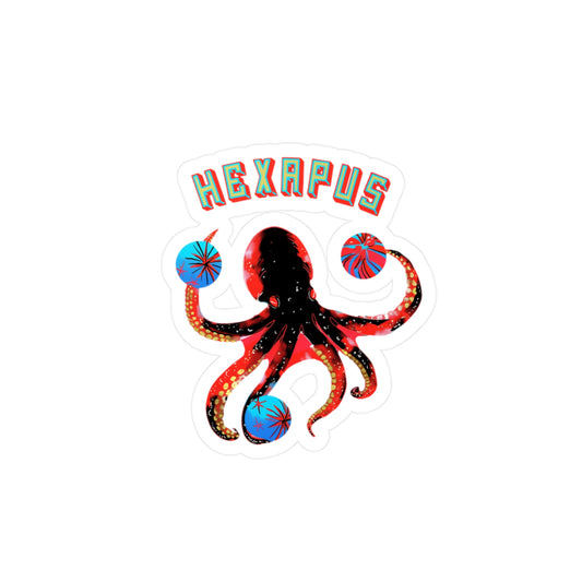 Hexapus Sticker