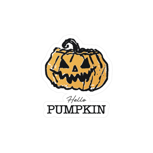 Hello Pumpkin Sticker