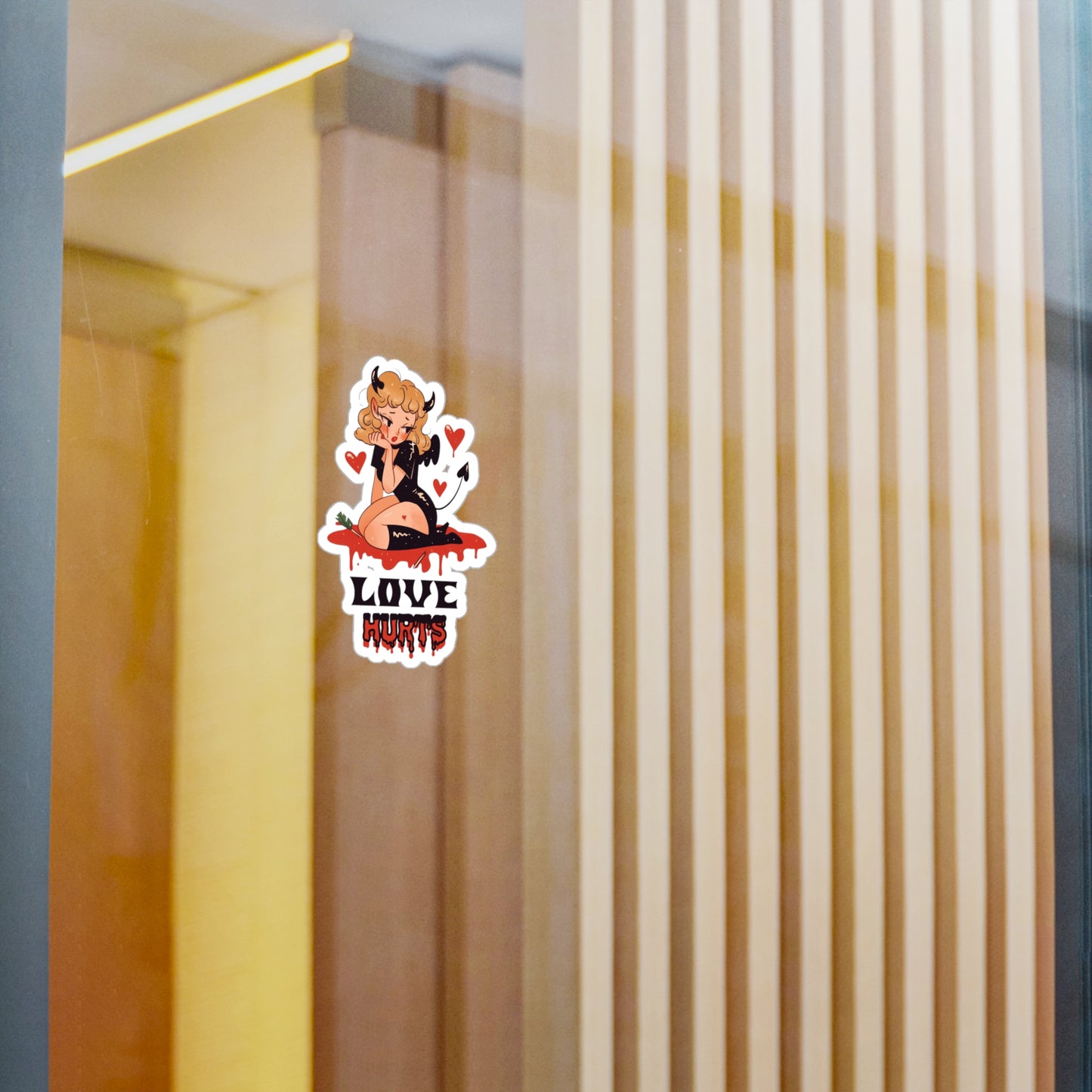 Love Hurts Sticker