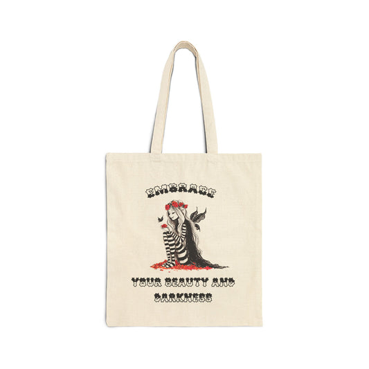 Embrace Your Beauty and Darkness Tote Bag