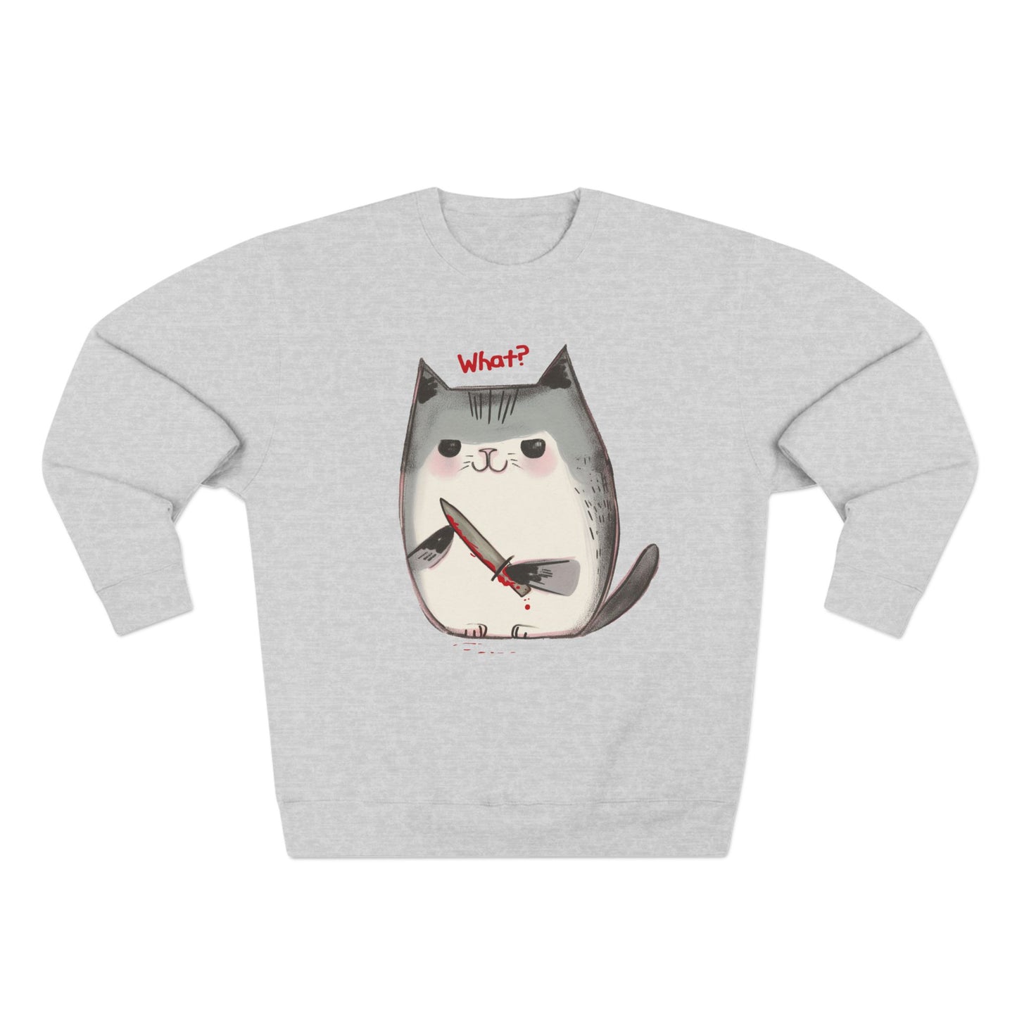 What? Murder Cat Sweatshirt