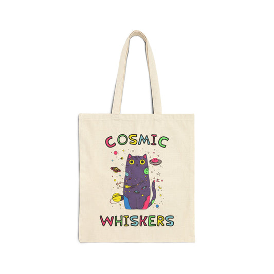 Cosmic Whiskers Tote Bag