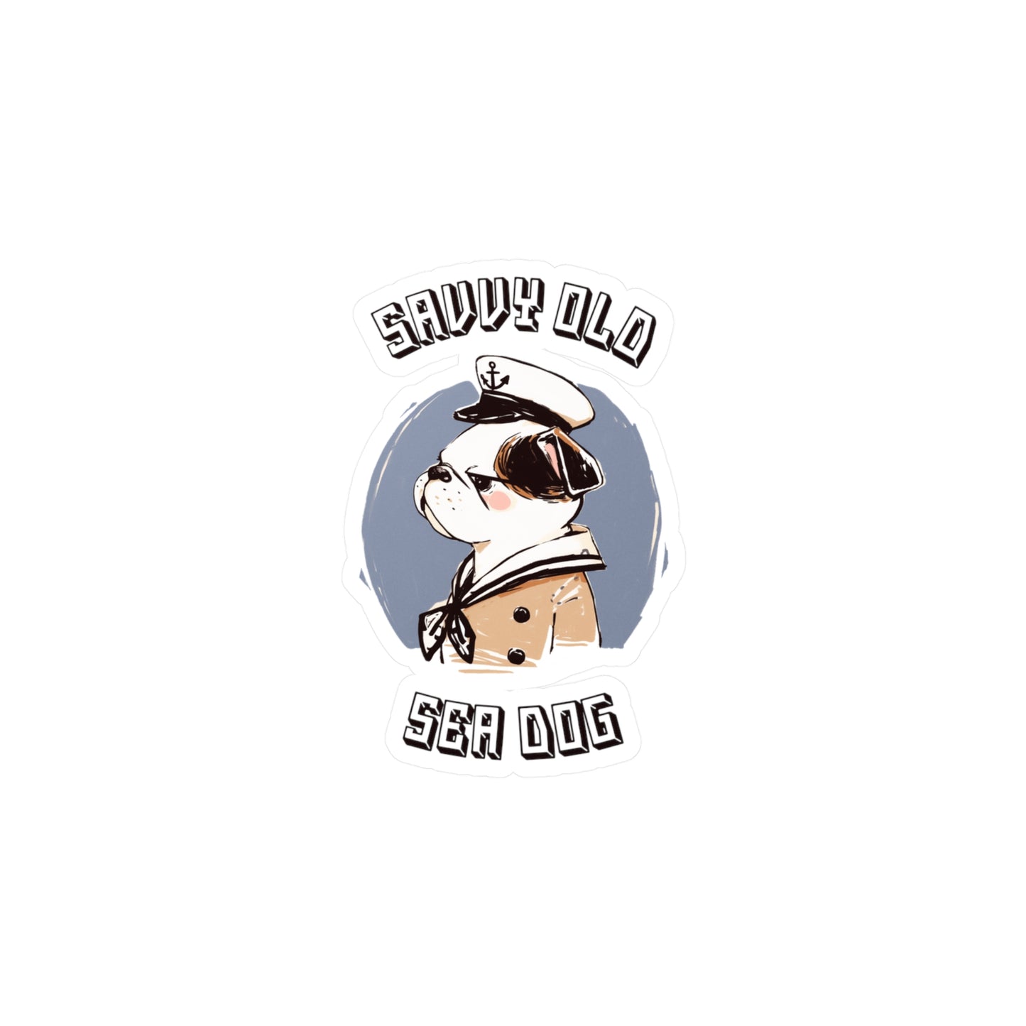 Savvy Old Sea Dog Sticker