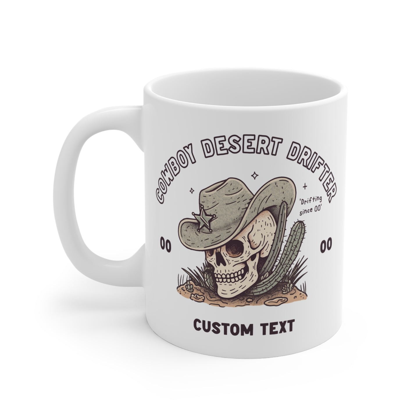 Cowboy Desert Drifter - Personalised (11oz)