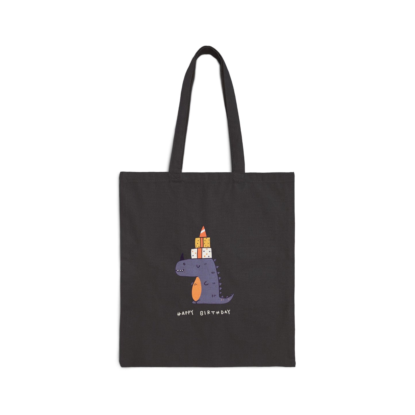 A Dinosaur Happy Birthday Tote Bag