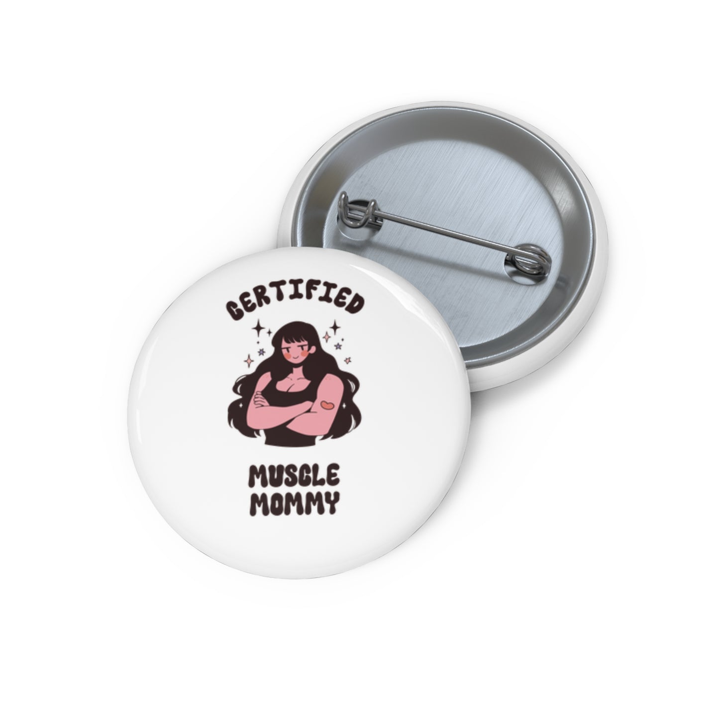 Certified Muscle Mommy v2 Pin