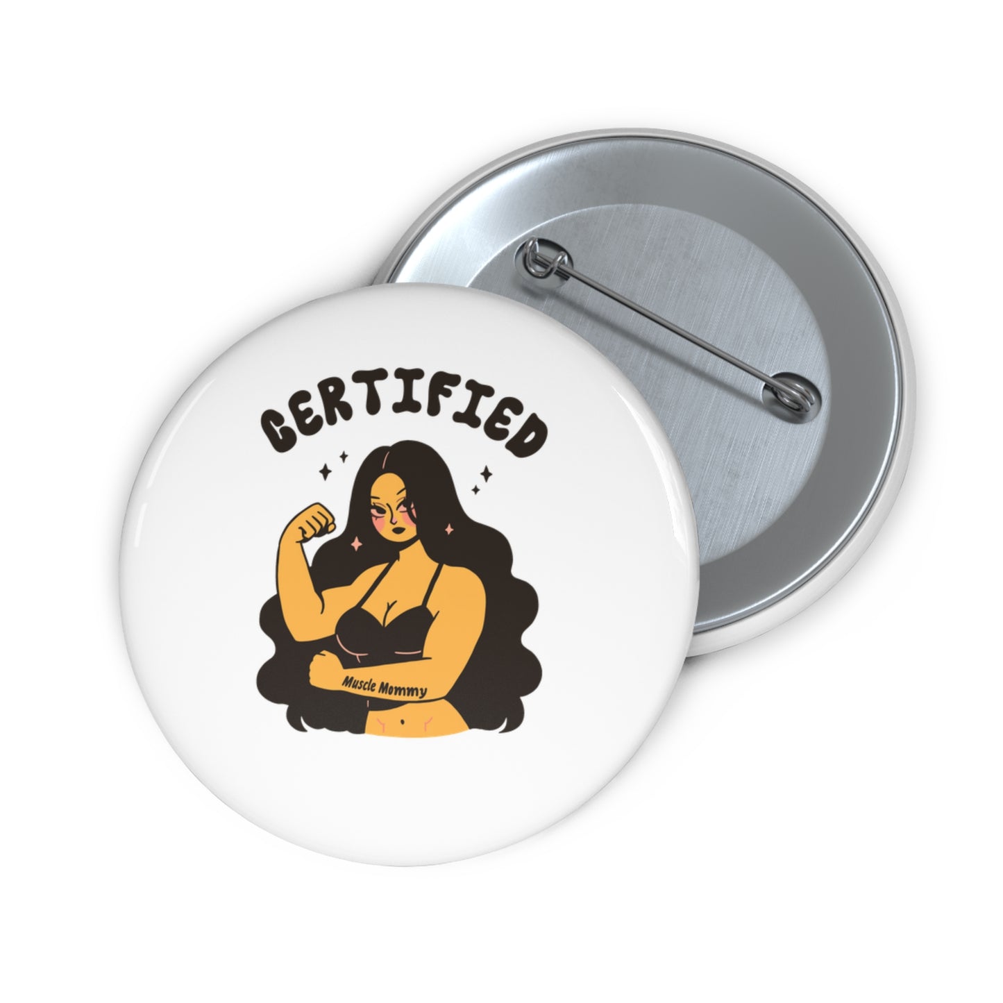 Certified Muscle Mommy v1 Pin