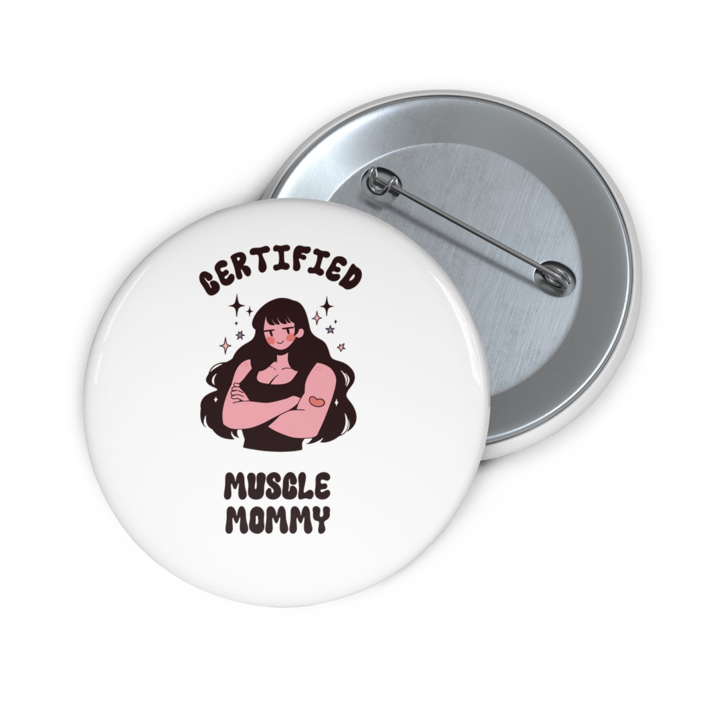 Certified Muscle Mommy v2 Pin